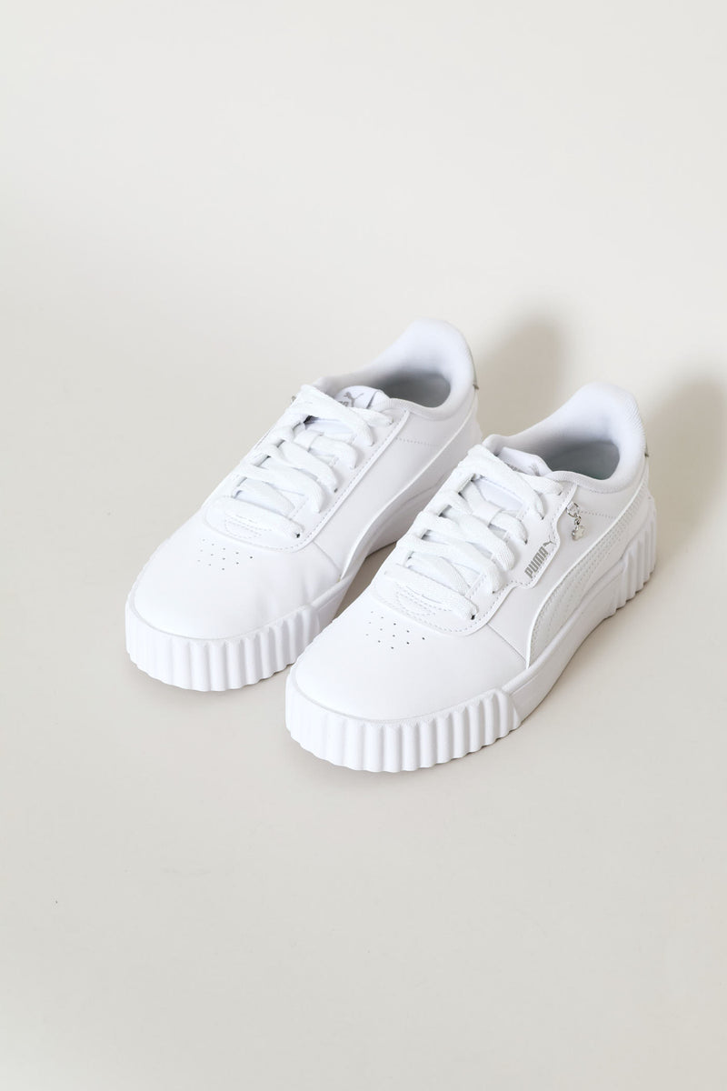 Girls Carina 3.0 Charm Sneaker - White