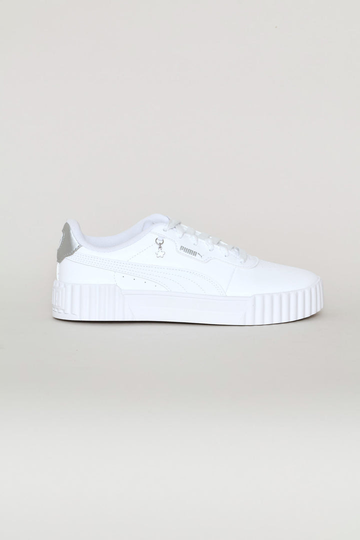 Girls Carina 3.0 Charm Sneaker - White