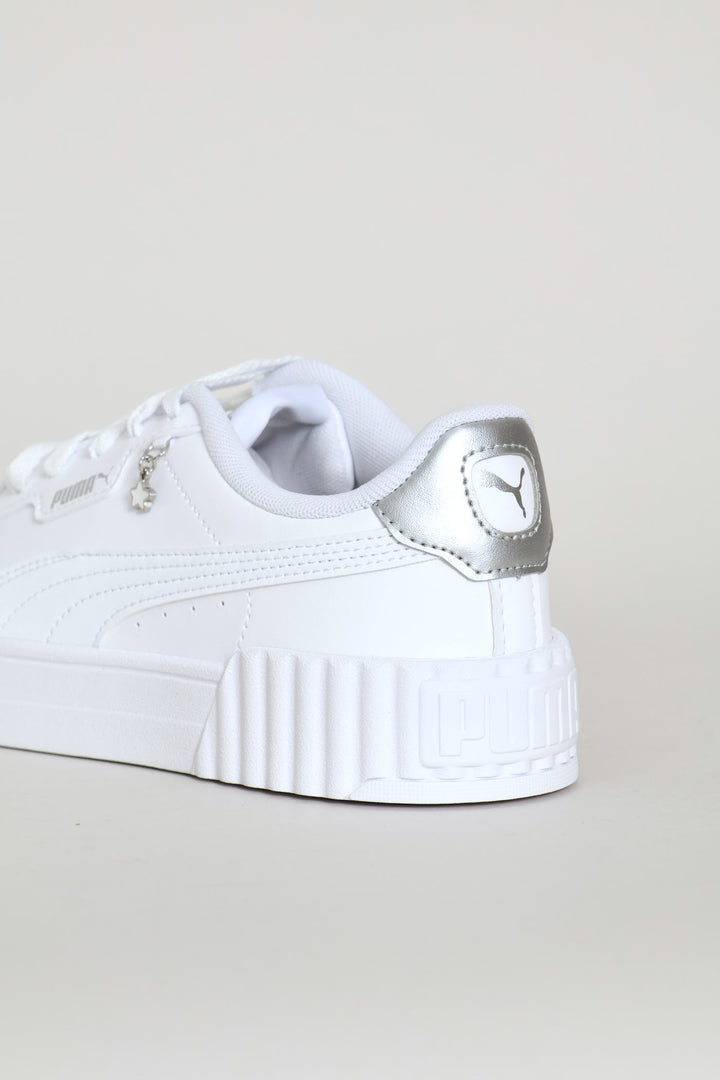 Girls Carina 3.0 Charm Sneaker - White