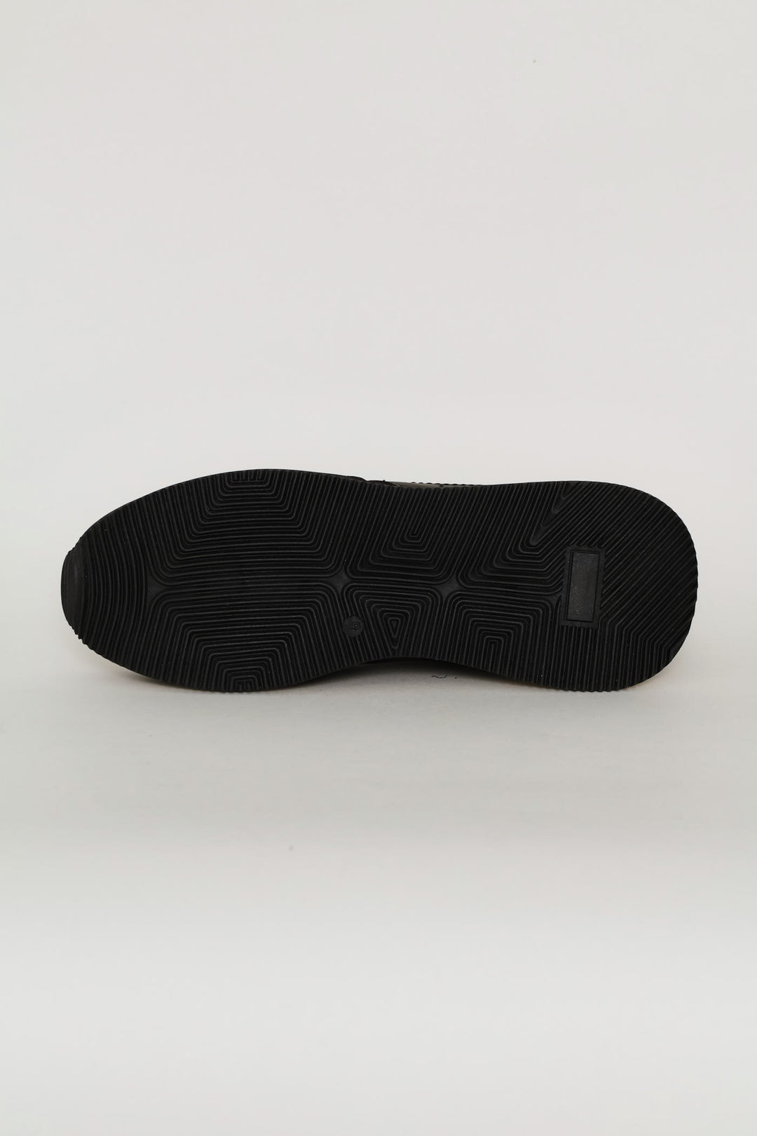 Anton Lace Up Retro Trainer - Black
