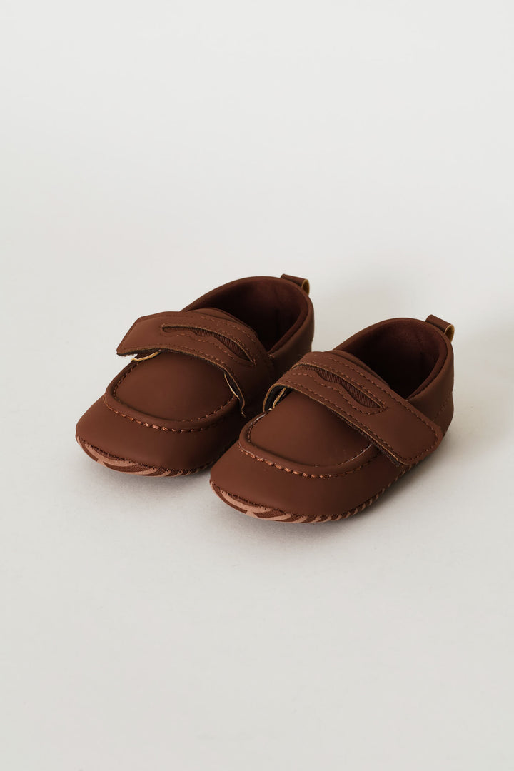 Baby Boys Soft Loafer - Chocolate
