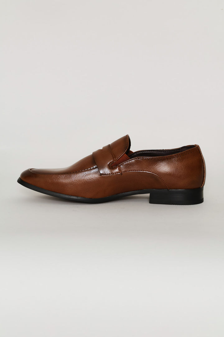 Alfonso Band Detail Slip On - Tan