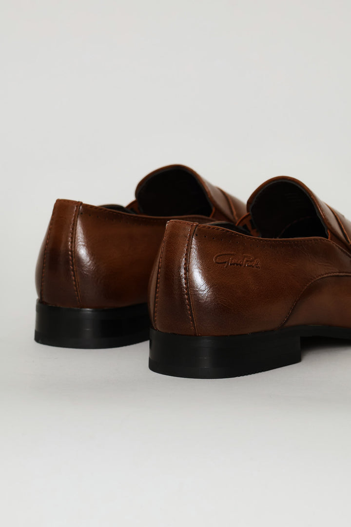 Alfonso Band Detail Slip On - Tan