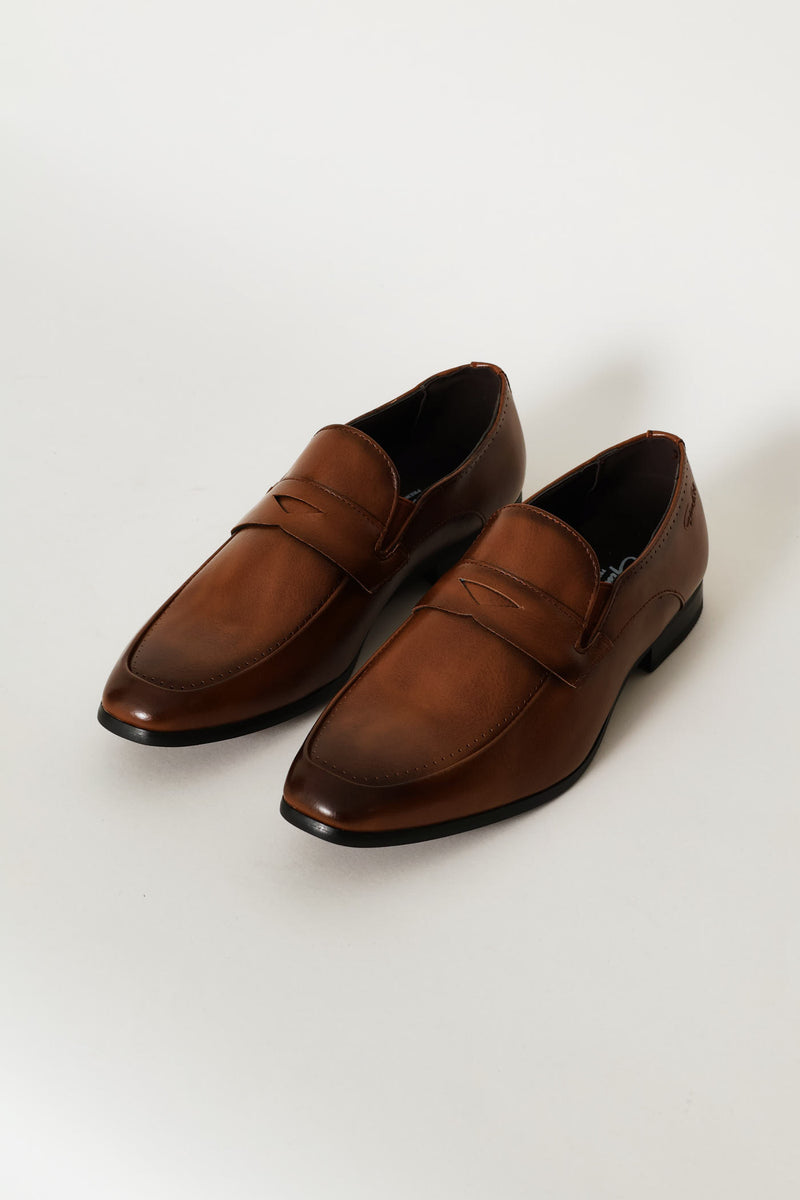 Alfonso Band Detail Slip On - Tan