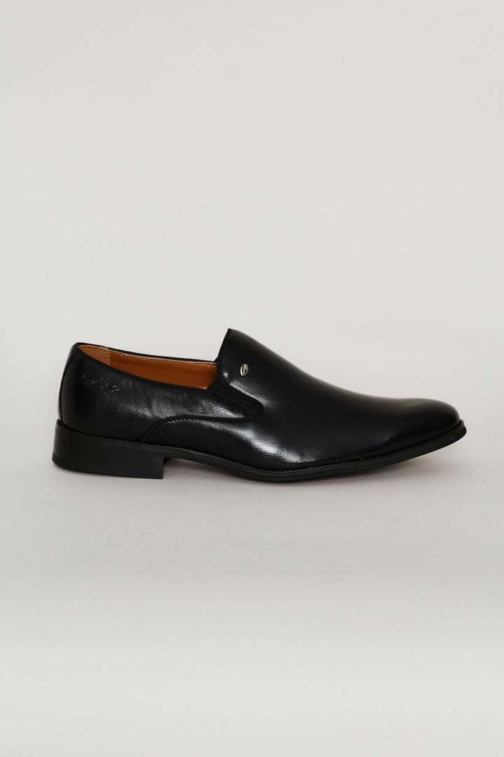 Miguel Plain Toe Slip On - Black