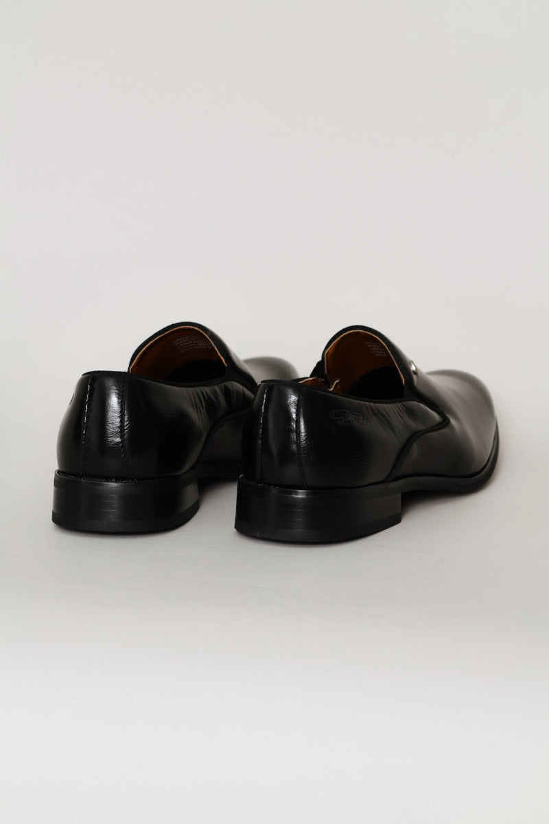 Miguel Plain Toe Slip On - Black