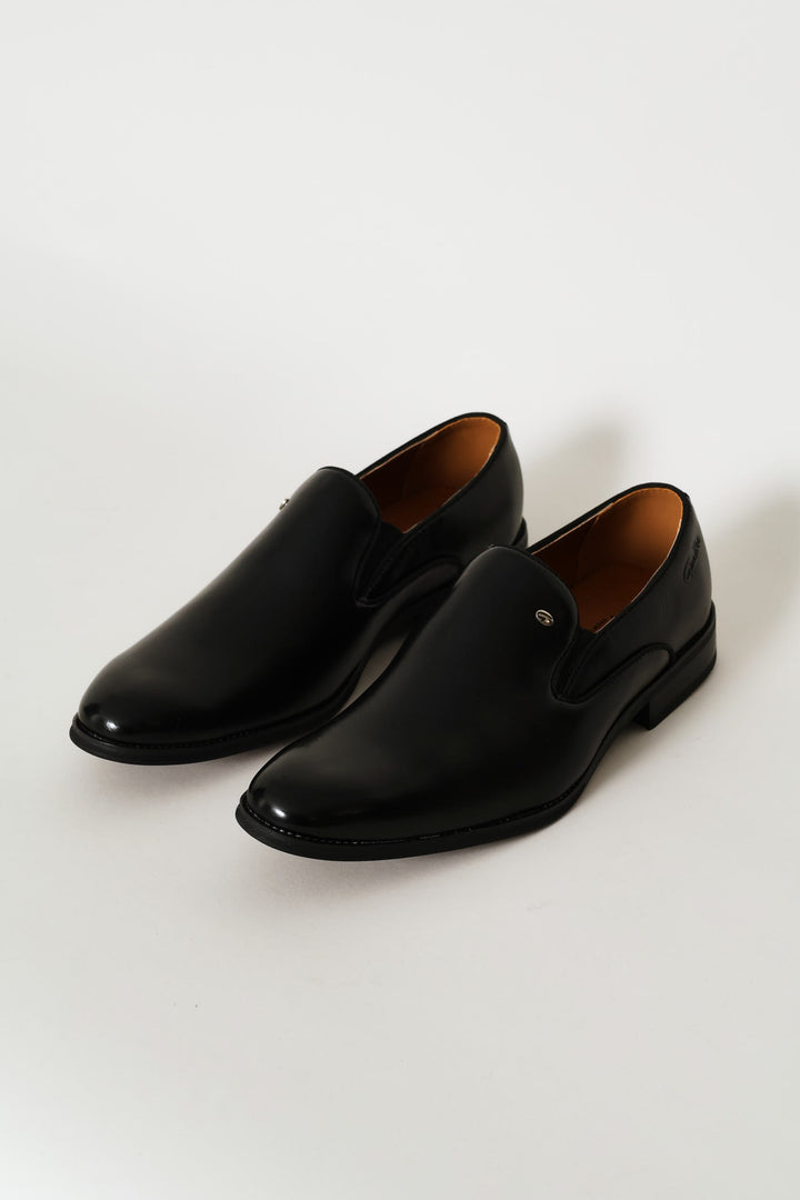 Miguel Plain Toe Slip On - Black