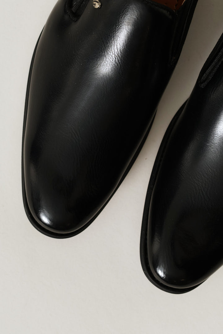 Miguel Plain Toe Slip On - Black