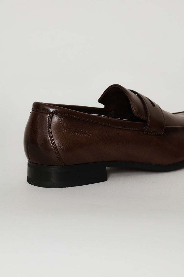 Gianni Band Detail Slip On - Brown