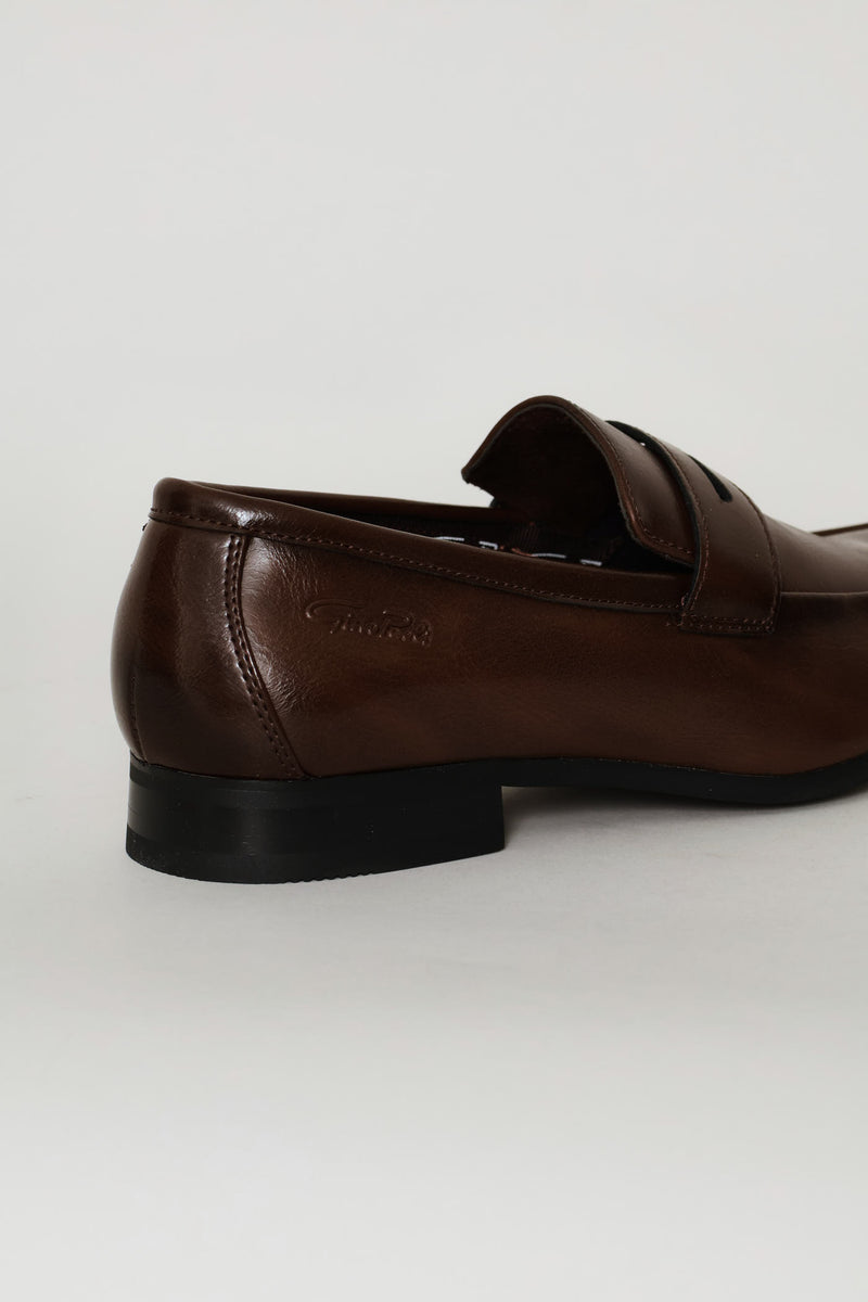 Gianni Band Detail Slip On - Brown