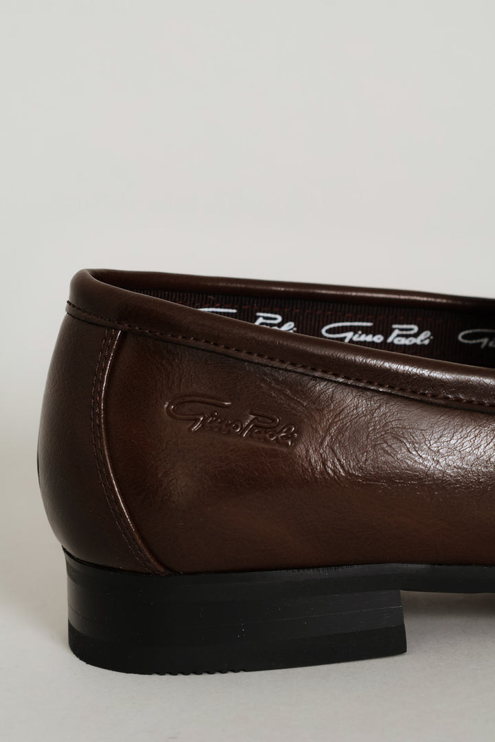 Gianni Band Detail Slip On - Brown