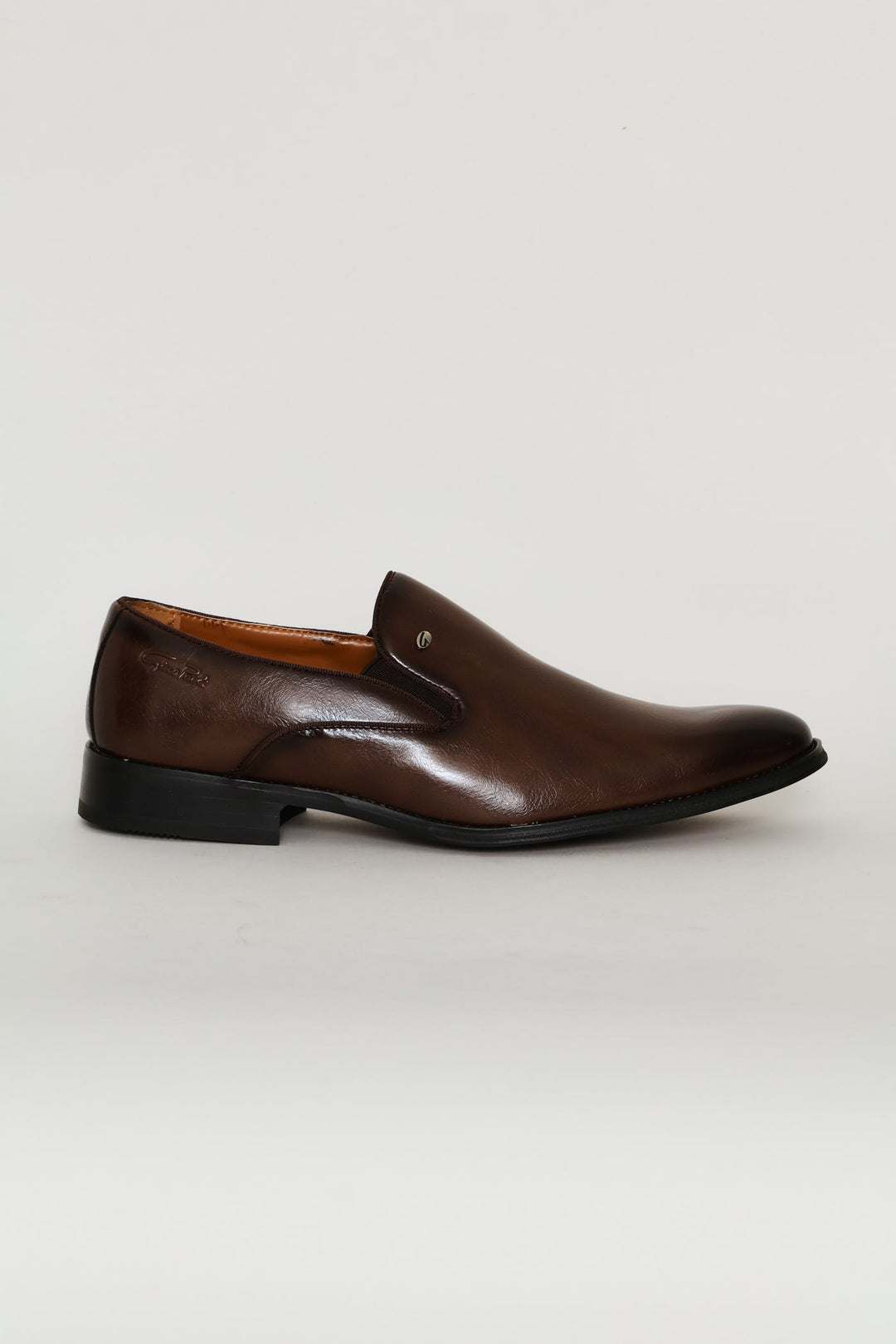 Miguel Plain Toe Slip On - Brown