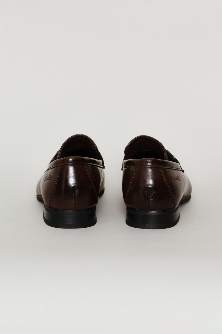 Kyan Trim Detail Slip On - Brown