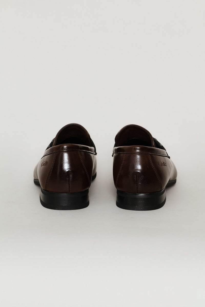 Kyan Trim Detail Slip On - Brown