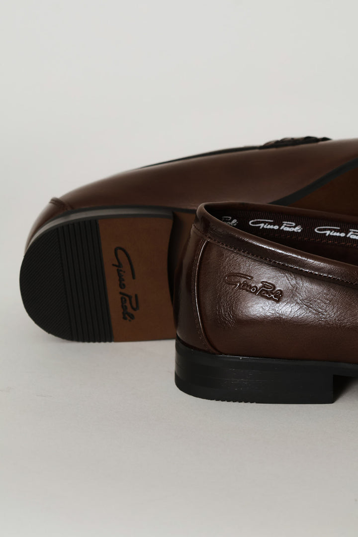 Kyan Trim Detail Slip On - Brown