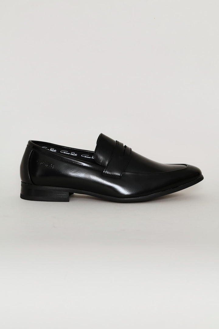 Gianni Band Detail Slip On - Black