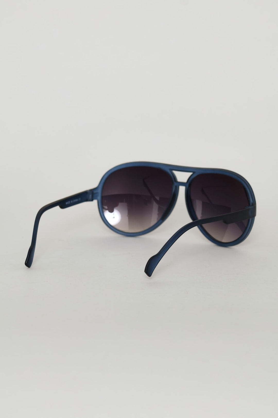 Pre-Boys Retro Plasitc Aviator Sunnies - Blue