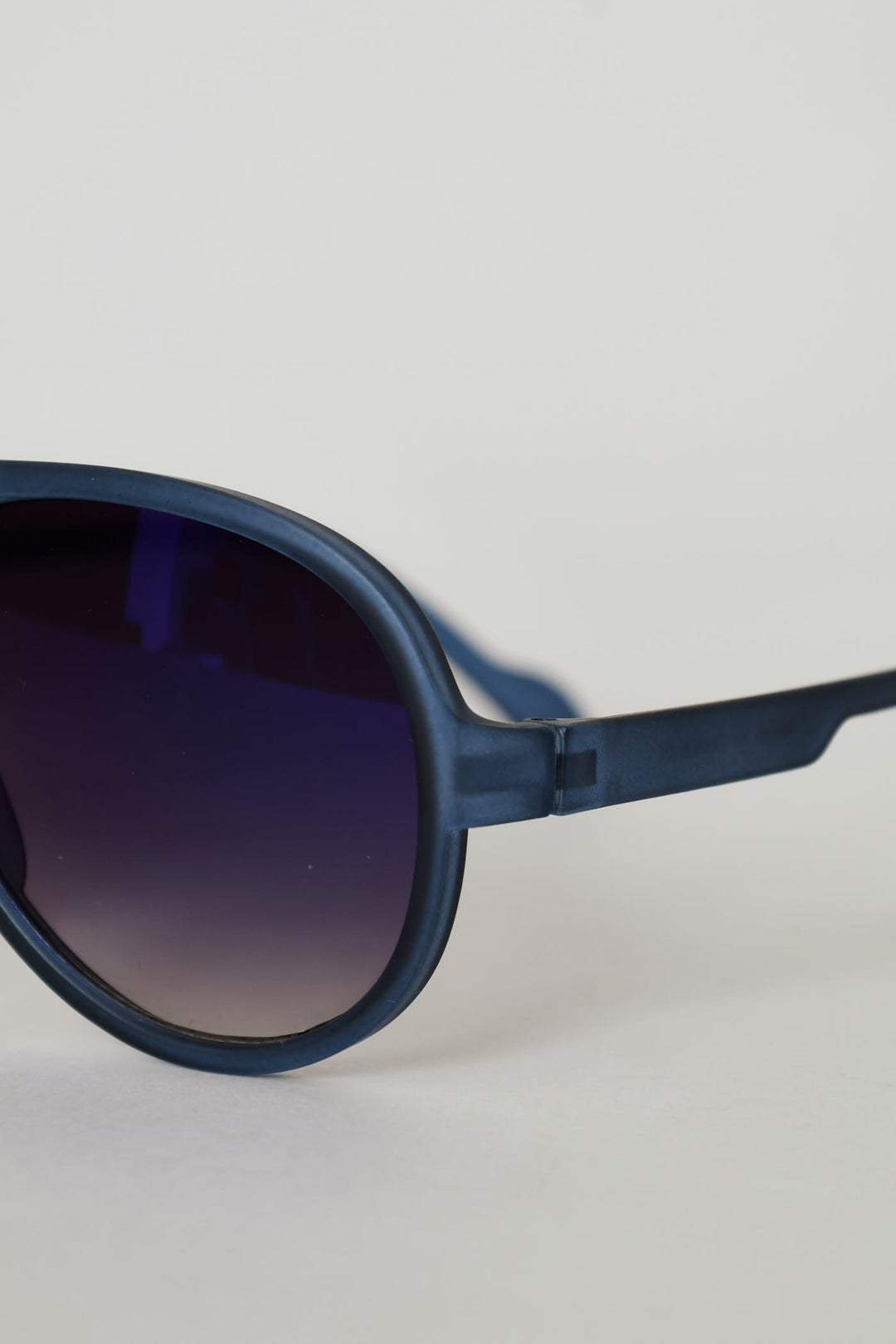 Pre-Boys Retro Plasitc Aviator Sunnies - Blue