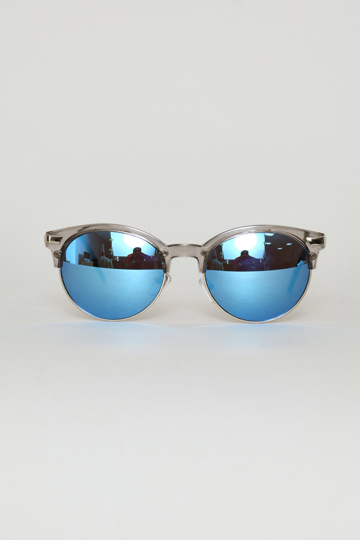 Clear & Silver Sunglasses - Clear