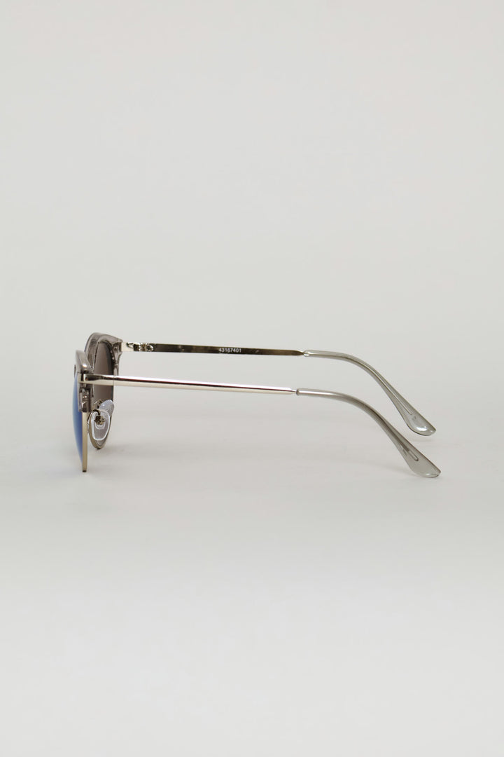 Clear & Silver Sunglasses - Clear