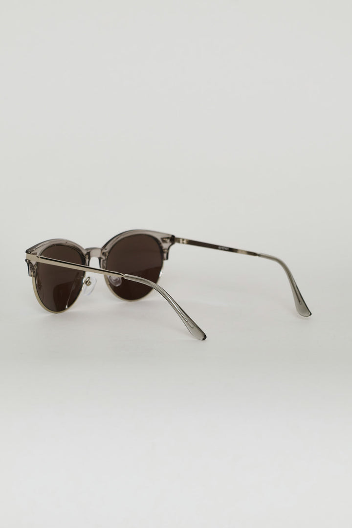 Clear & Silver Sunglasses - Clear