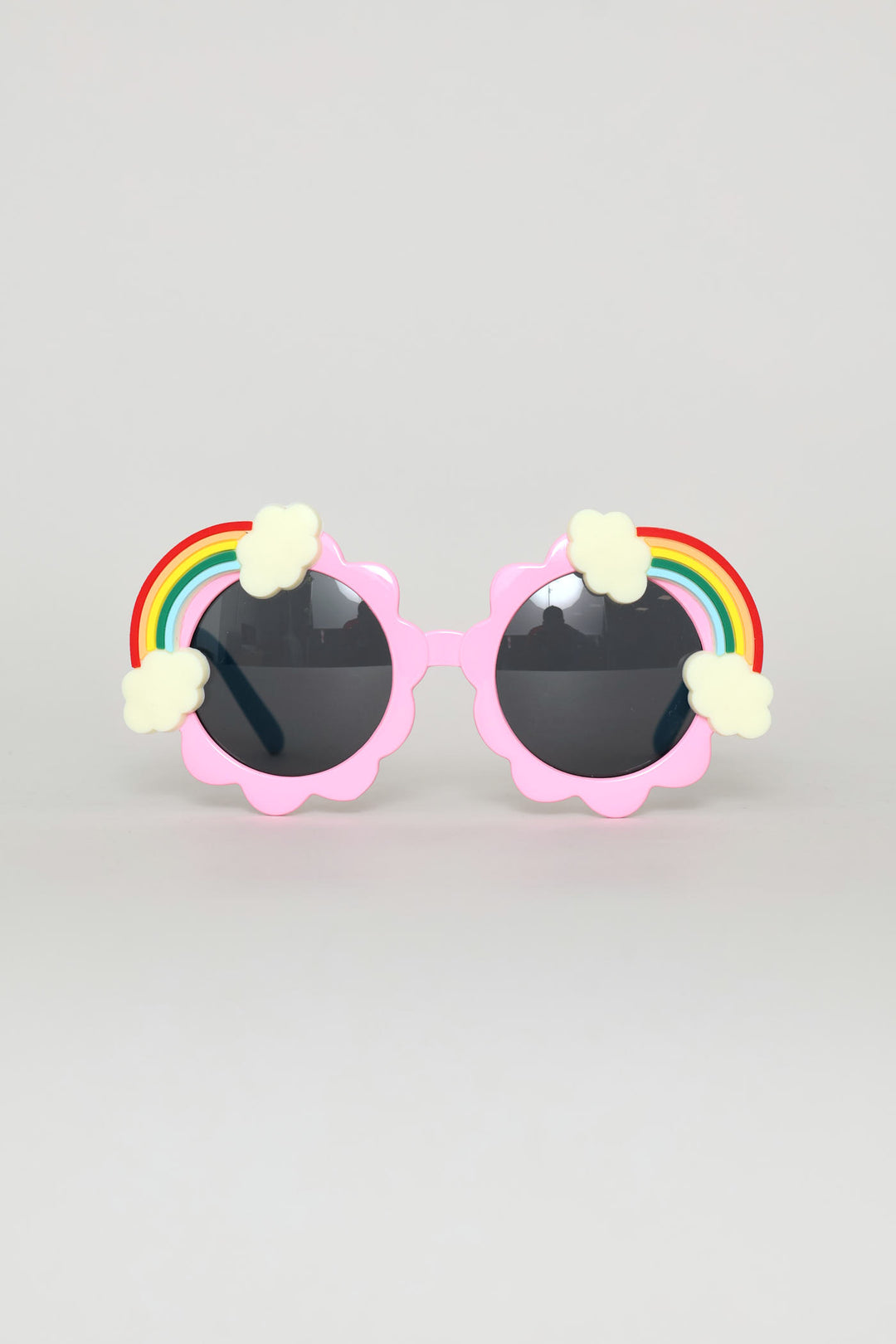 Pre-Girls Rainbow On Ends Novelty Sunglasses - Pink