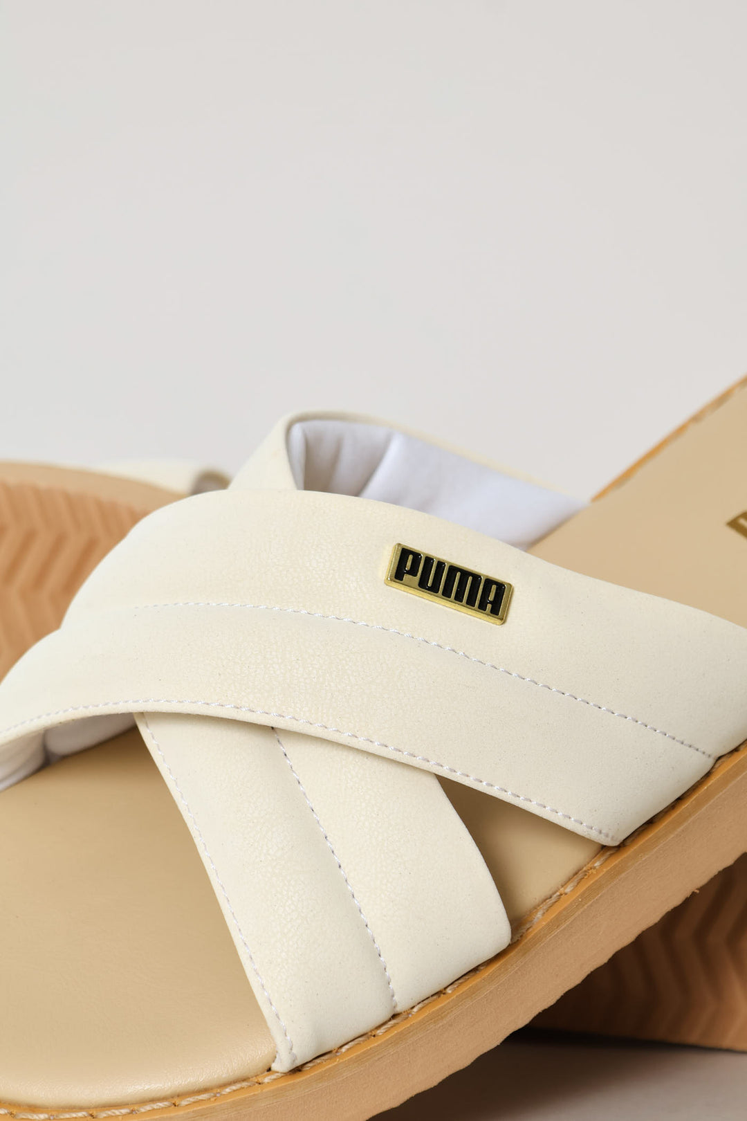 Gracecat Path Feather Zadp Sandal - Cream