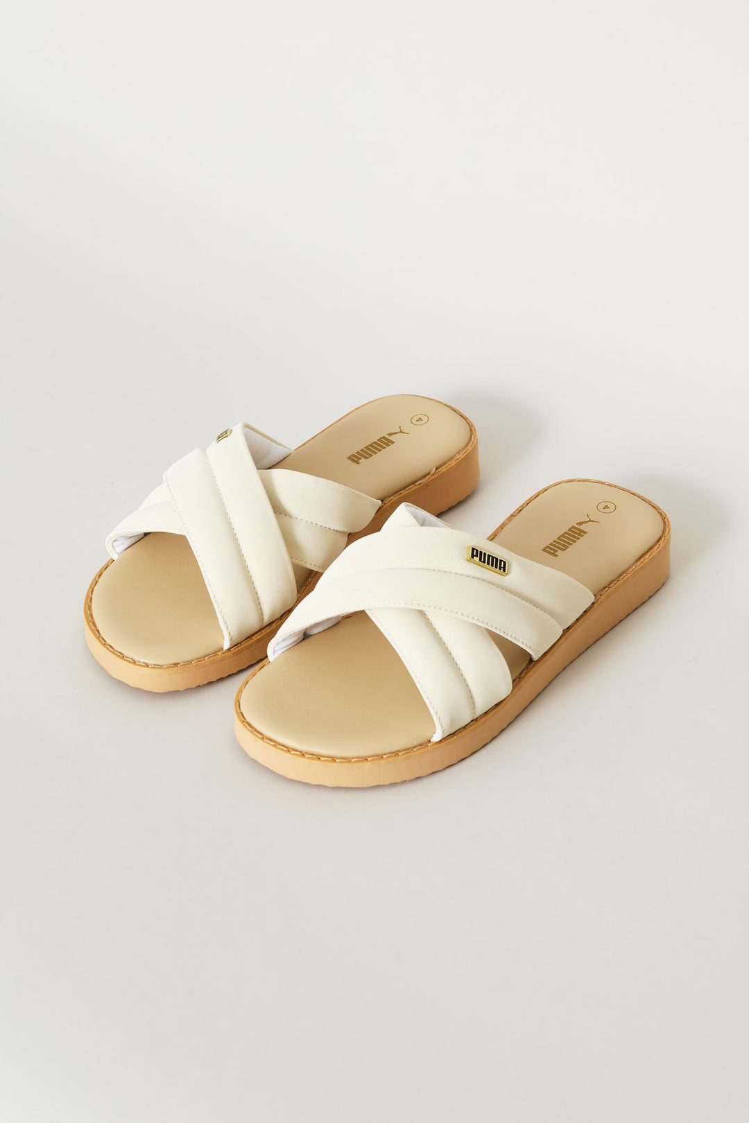 Gracecat Path Feather Zadp Sandal - Cream