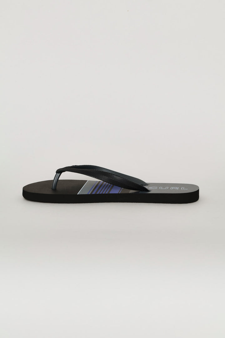 Daybreaker Bloom Flip Flop - Black/Blue
