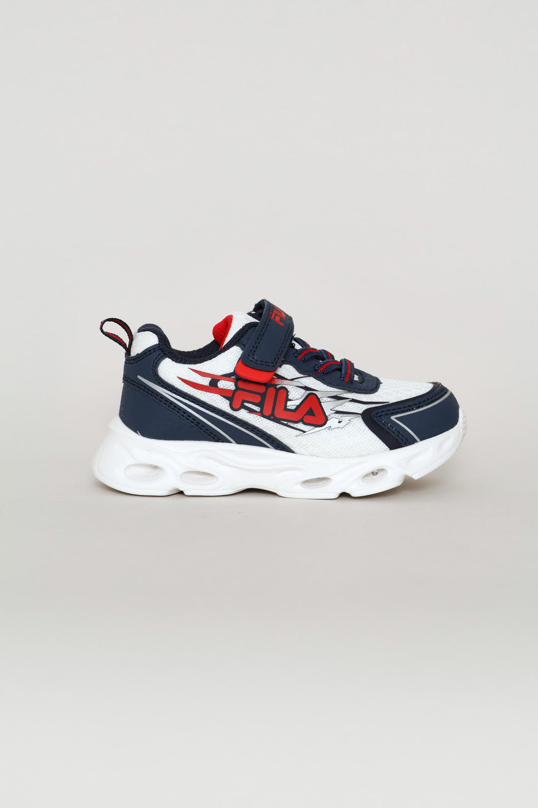 Pre-Boys Kai Lights Sneaker - Navy/White