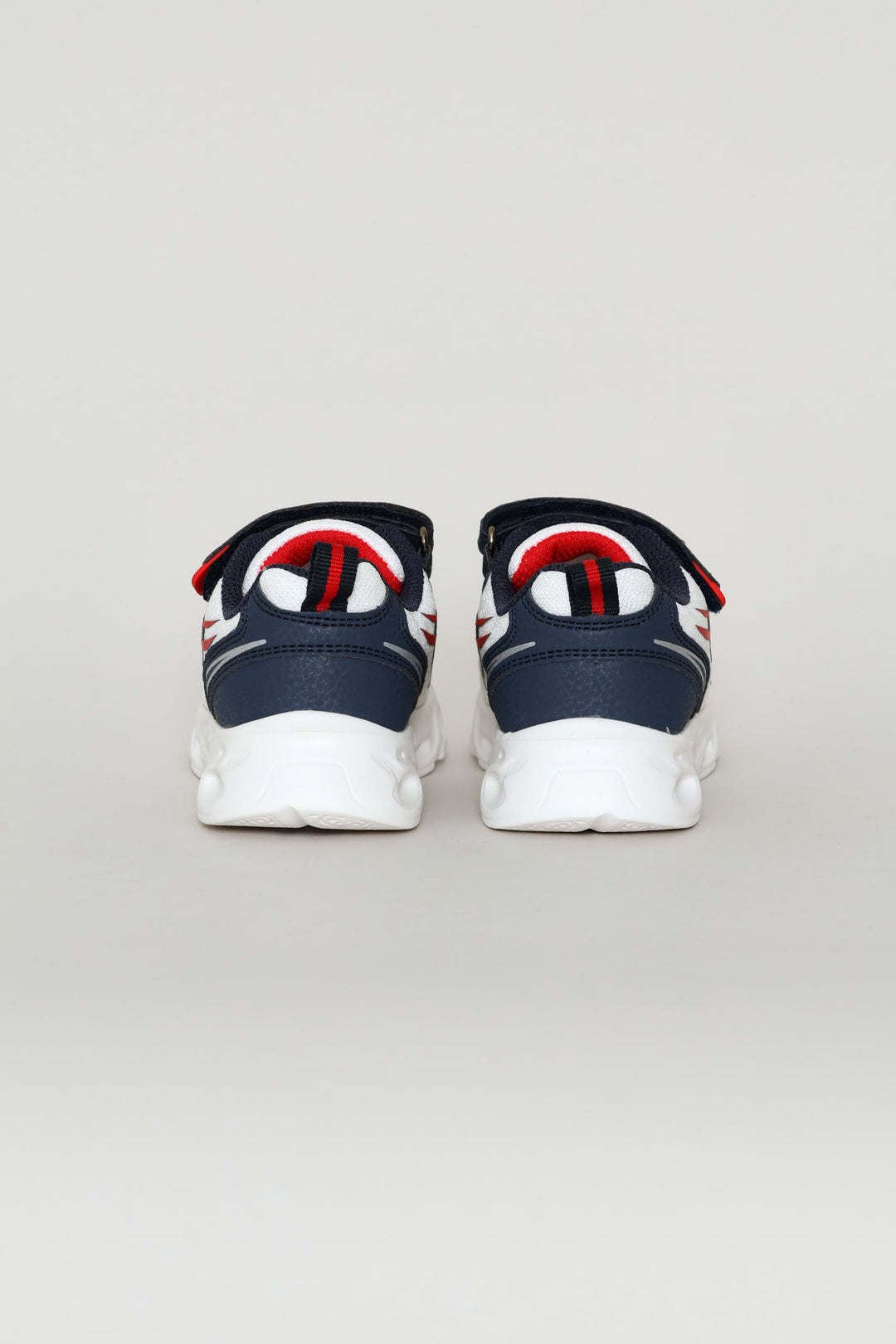 Pre-Boys Kai Lights Sneaker - Navy/White