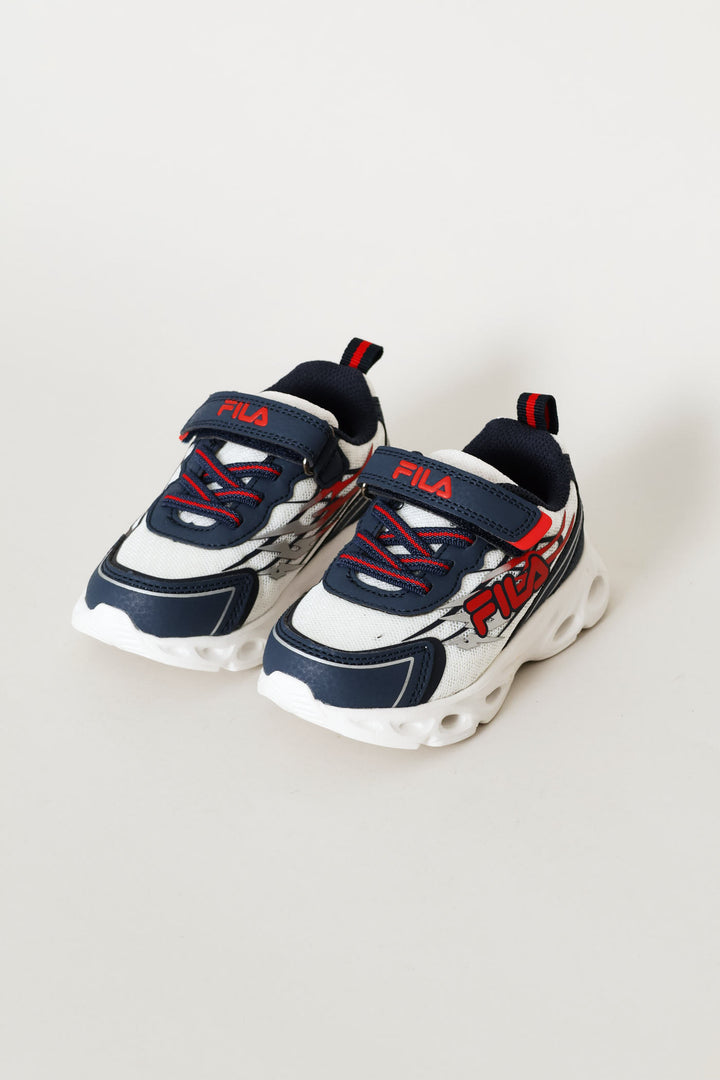 Pre-Boys Kai Lights Sneaker - Navy/White