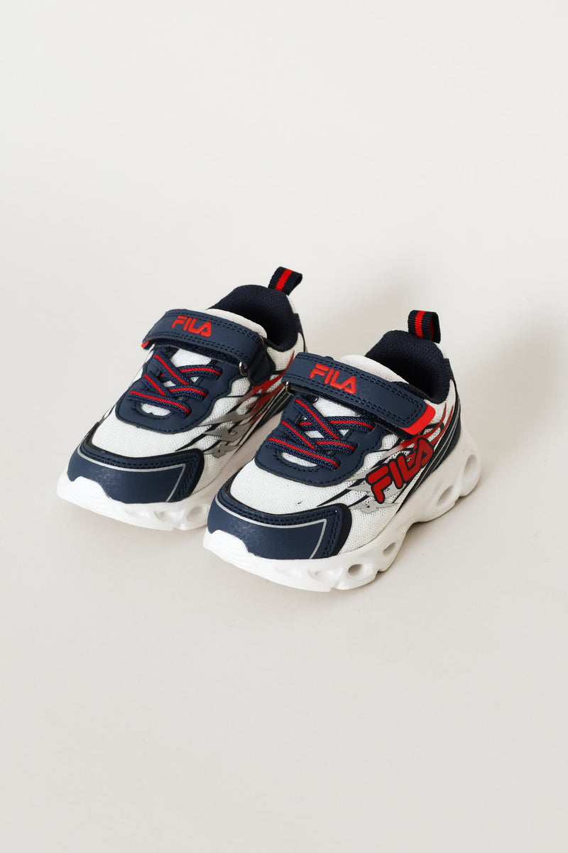 Pre-Boys Kai Lights Sneaker - Navy/White