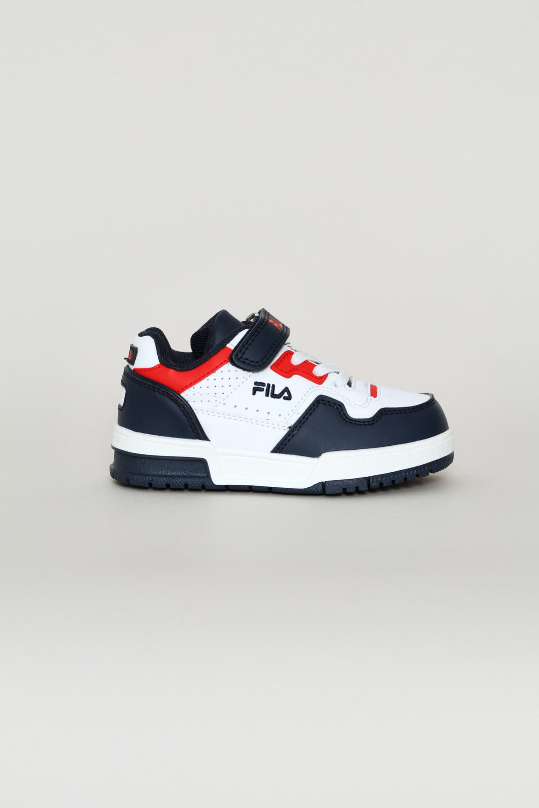 Pre-Boys Gianni Sneaker - White/Navy