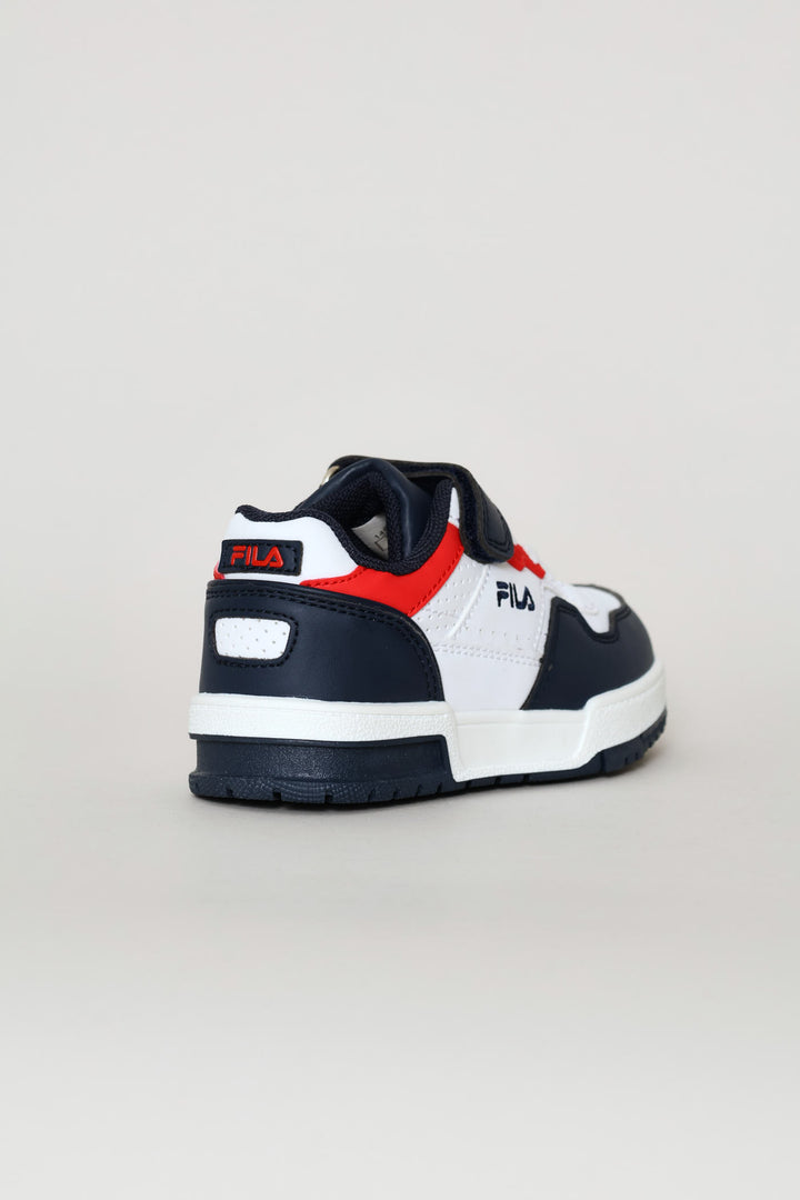 Pre-Boys Gianni Sneaker - White/Navy