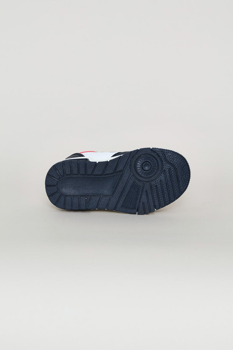Pre-Boys Gianni Sneaker - White/Navy