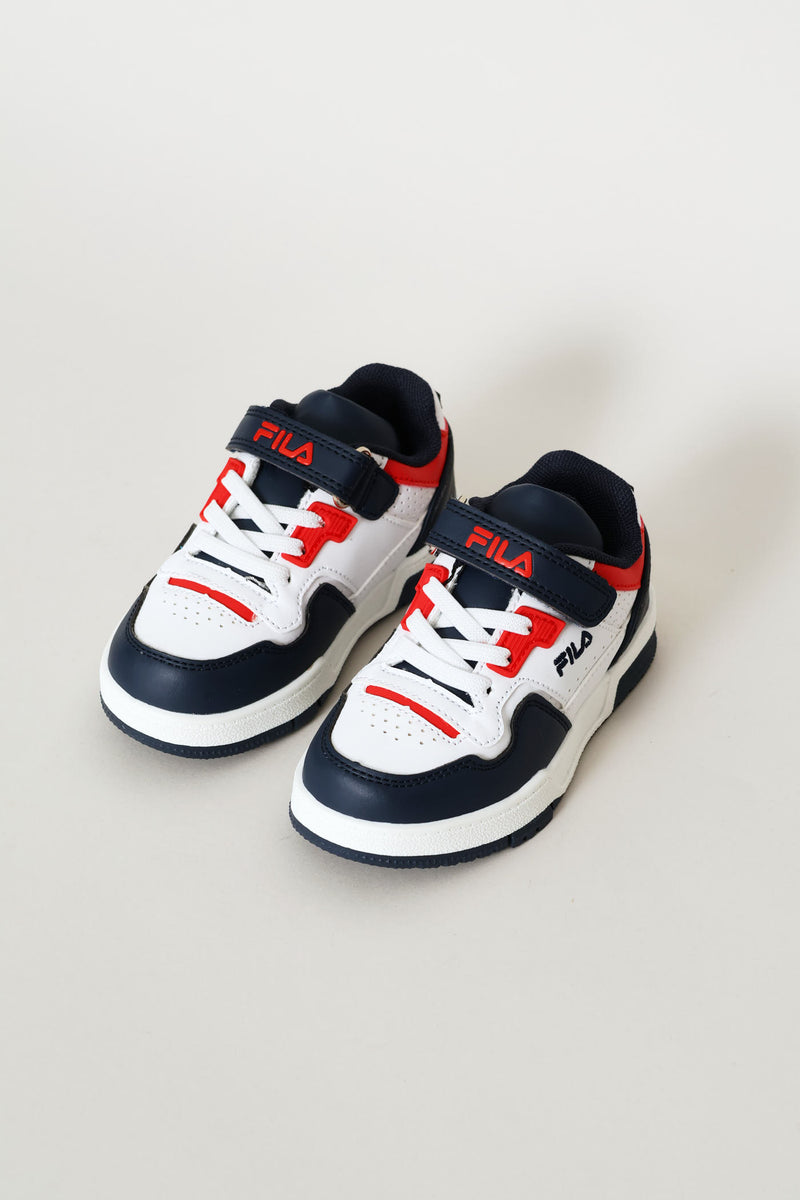Pre-Boys Gianni Sneaker - White/Navy