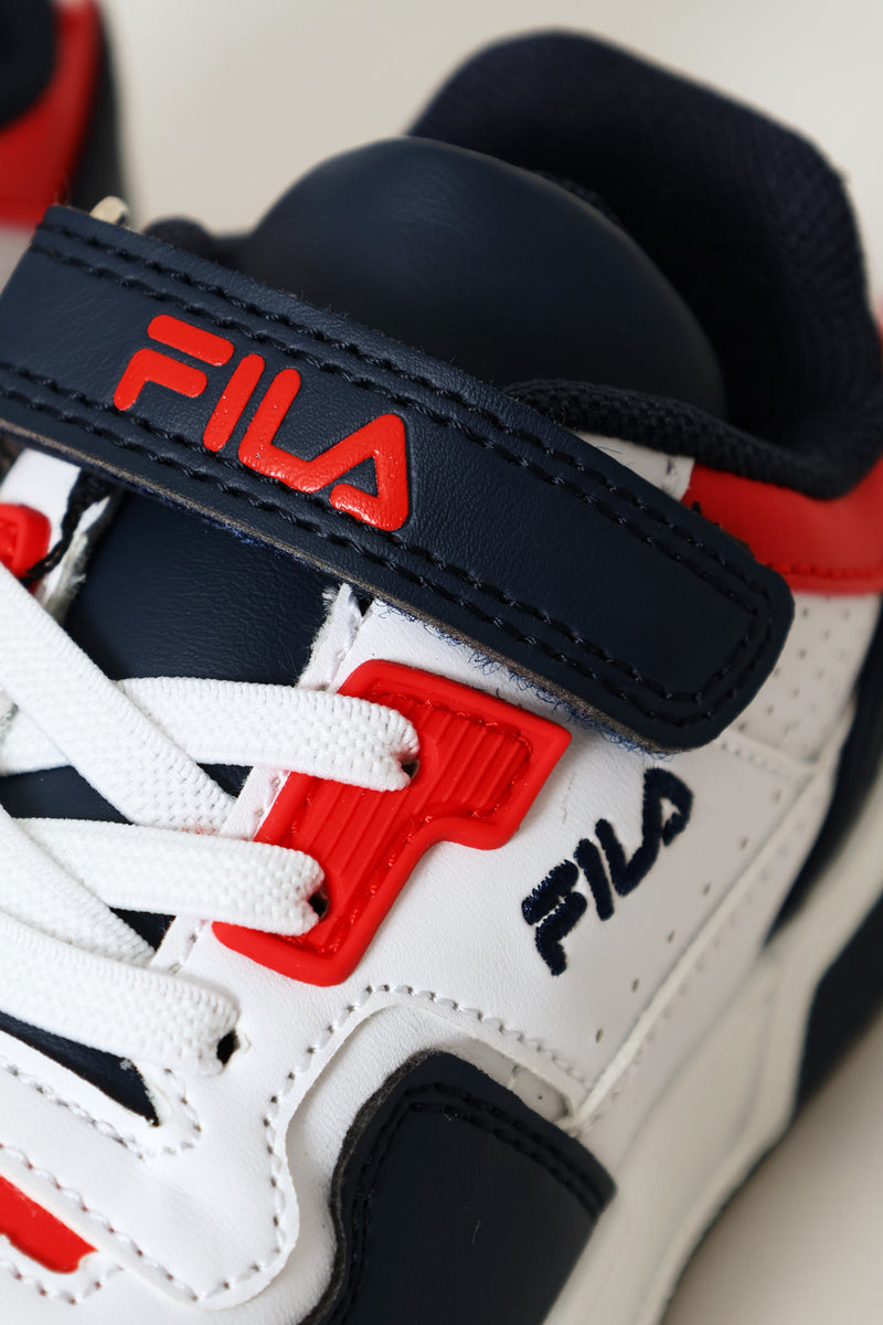 Pre-Boys Gianni Sneaker - White/Navy