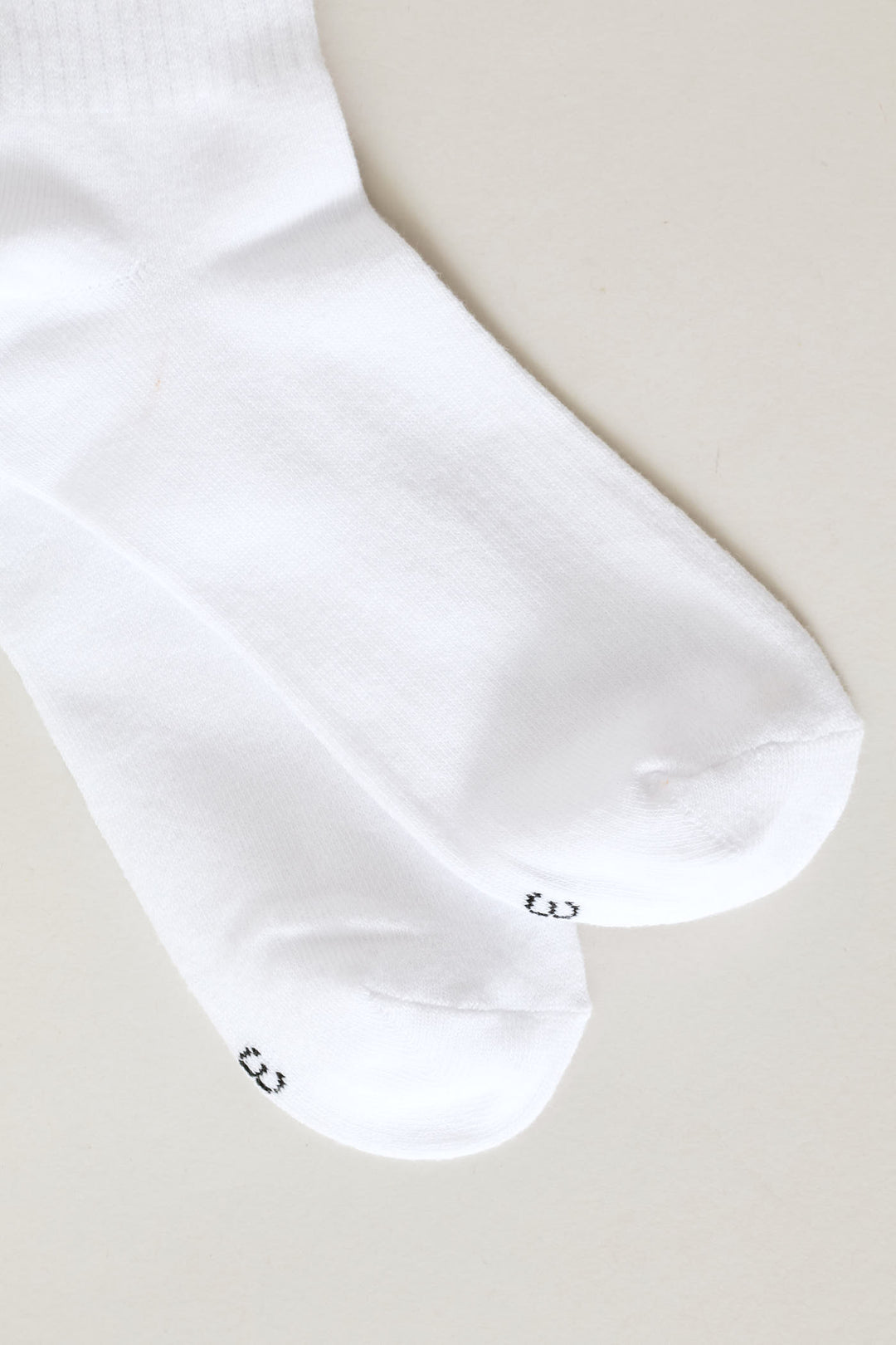 3 Pack Zoe Three Quater Sock - White