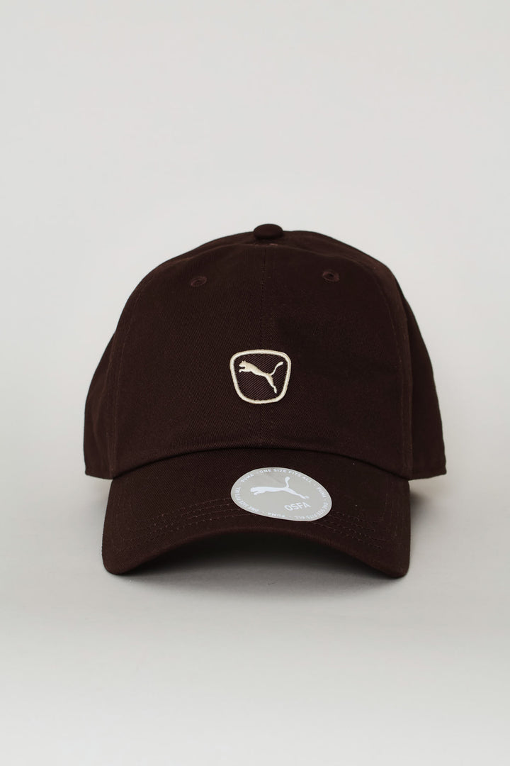 Cat Patch Baseball Cap - Chocolate