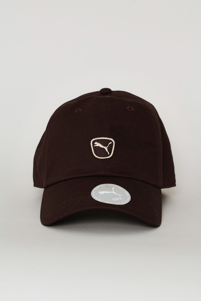 Cat Patch Baseball Cap - Chocolate