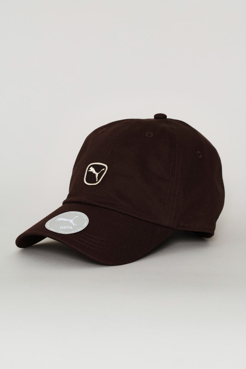 Cat Patch Baseball Cap - Chocolate