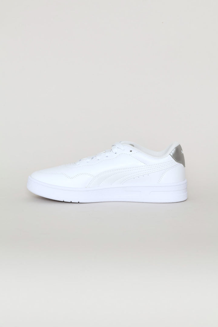 Court Lally Metallic Glam Sneaker - White