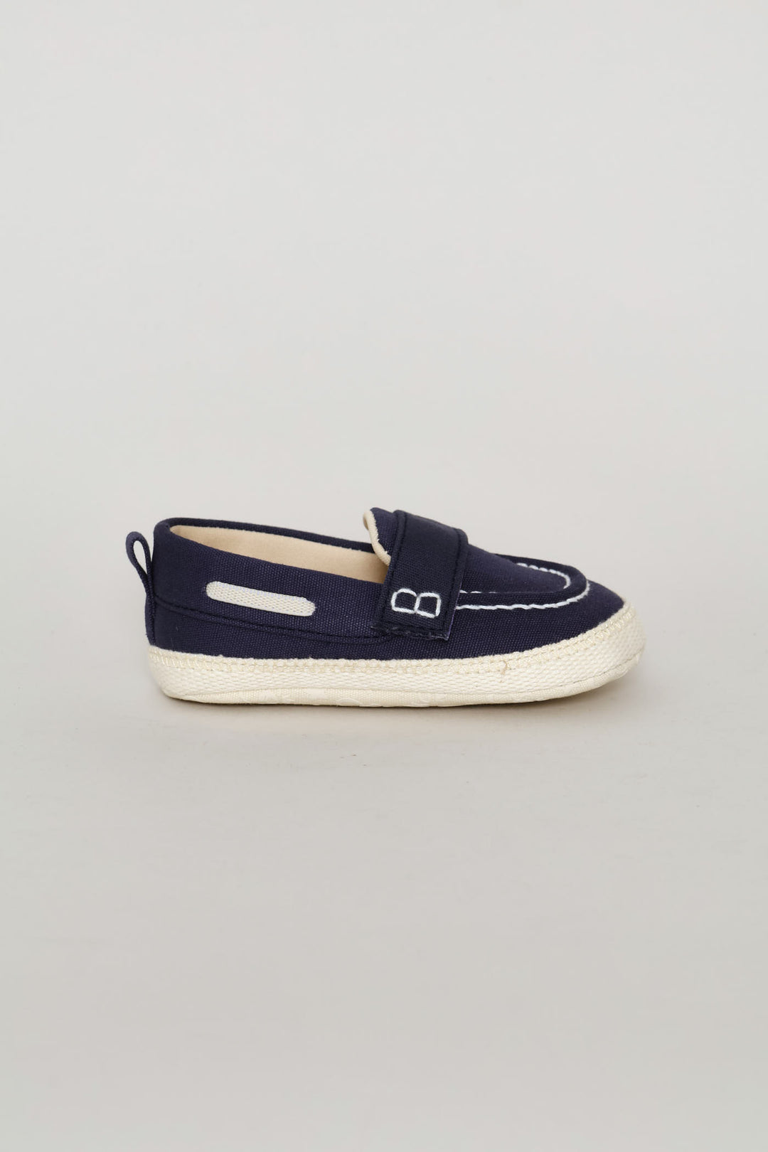 Baby Boys Espadrille Soft Slip On - Navy