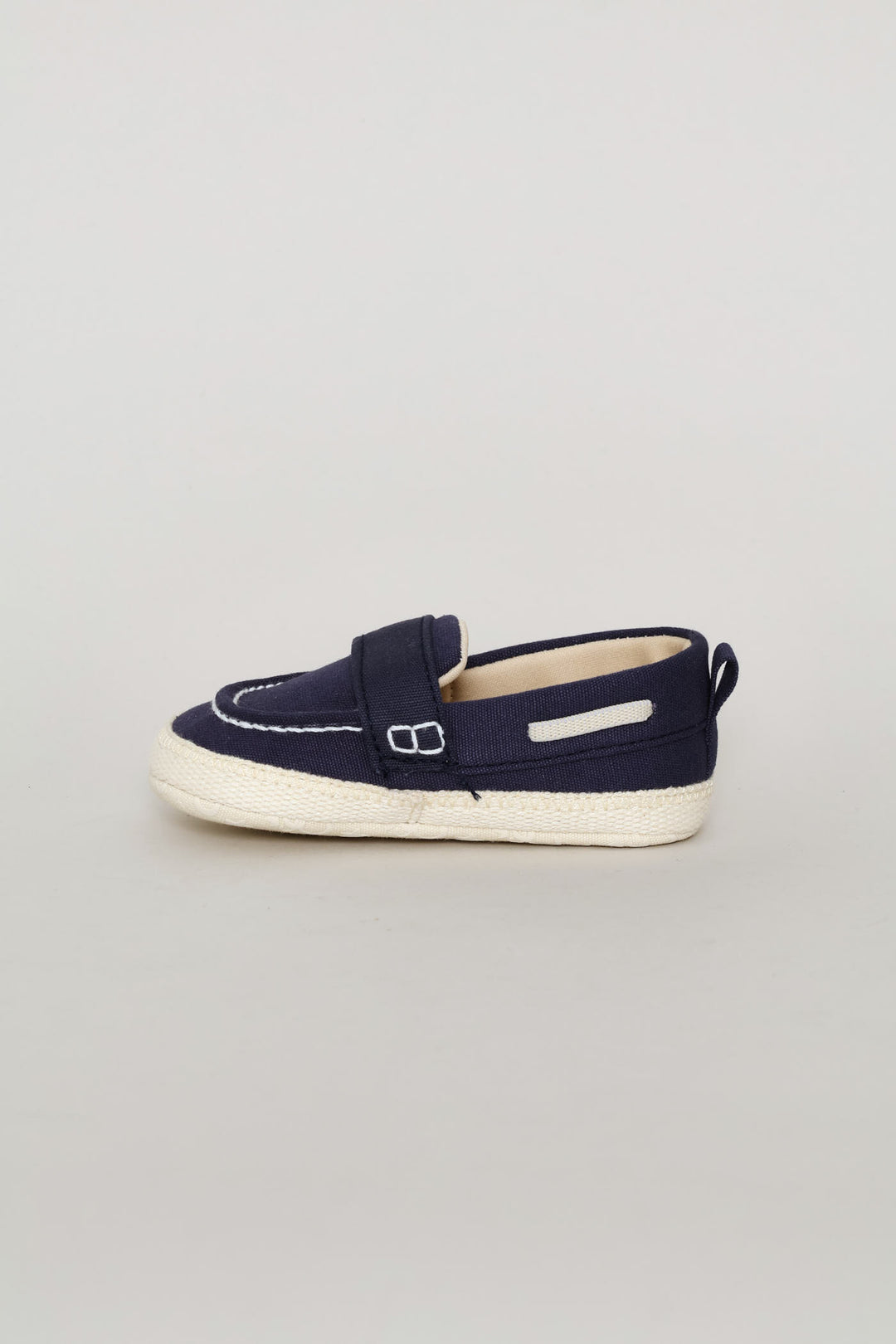 Baby Boys Espadrille Soft Slip On - Navy