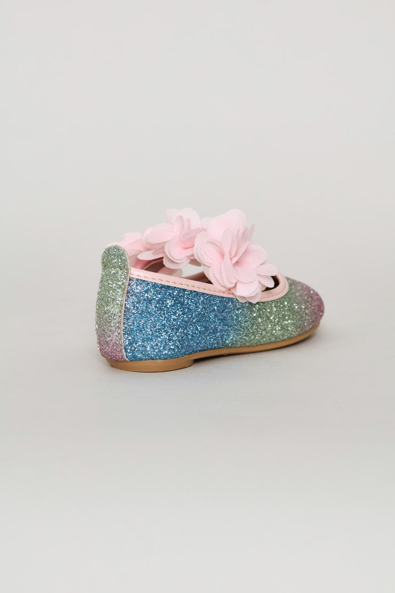 Pre-Girls Rainbow Butterfly Pump - Multi