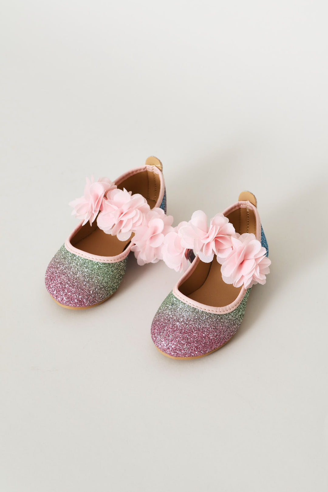 Pre-Girls Rainbow Butterfly Pump - Multi