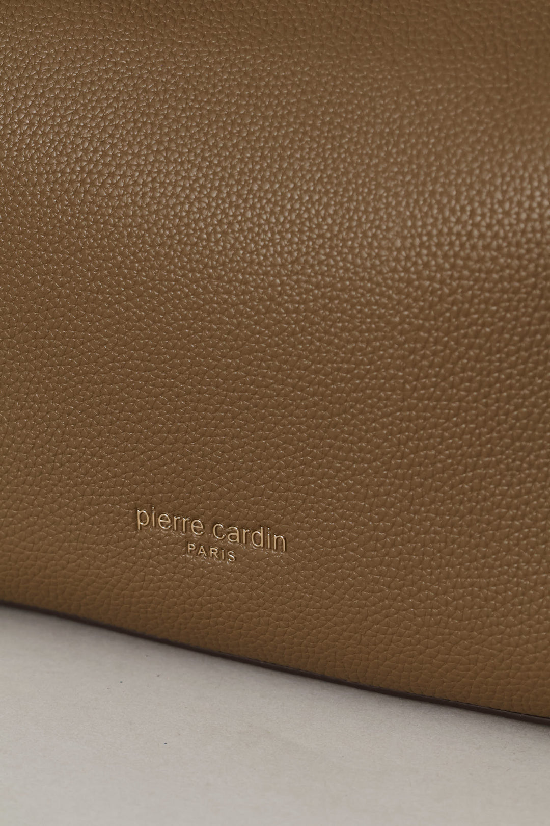 Top Handle Bag With Middle Compartment - Taupe