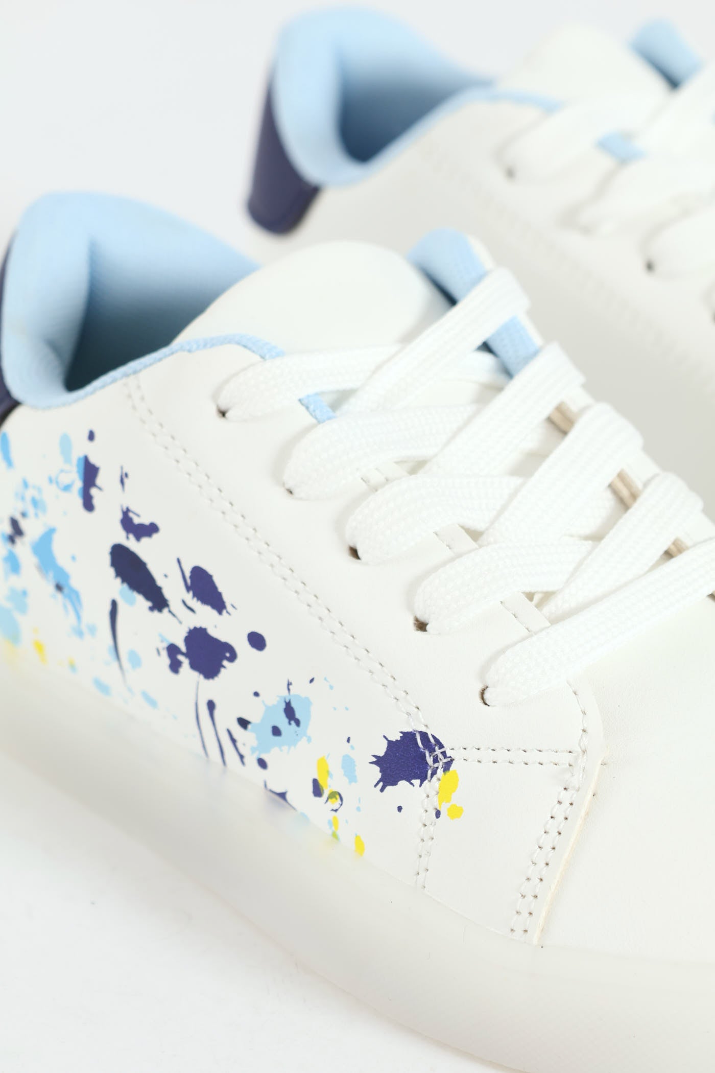 Boys Boys Splatter Light-Up Sneaker - White – Edgars