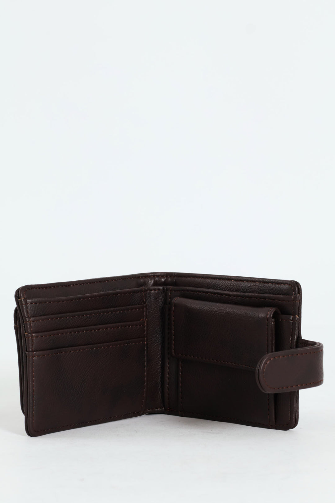 Bill Fold With Removable Cardholder Wallet - Brown